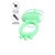 Toyfa A-Toys Fowd Cock Ring - виброкольцо, 6.7х2.6 см (зеленый)