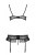 Passion Lovelia Set - Комплект белья, S/M (чёрный)