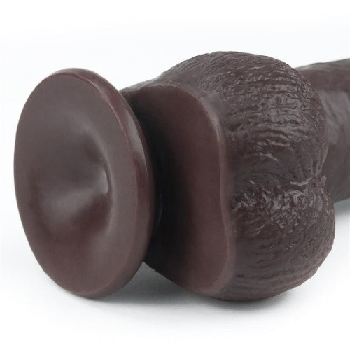 LoveToy - Sliding-Skin Dildo Coffee 9 - Фаллоимитатор, 23х4.2 см