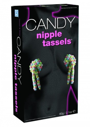 Candy Nipples Tassels съедобное украшение для груди - sex-shop.ua