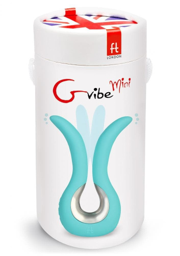 Gvibe Mini - Инновационный маленький вибратор, 10.5х2 см (мятный) - sex-shop.ua