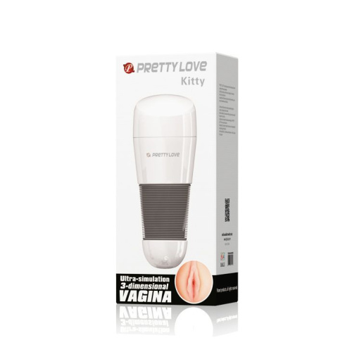 LyBaile Pretty Love Kitty Super Stroker мастурбатор вагина, 20.5х8.4 см (телесный)