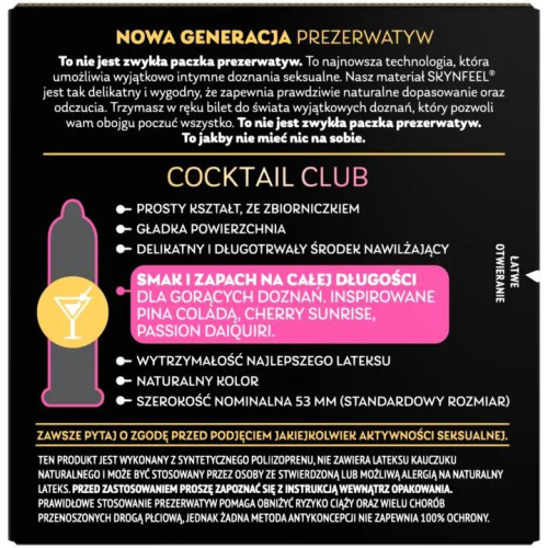 Skyn Cocktail Club, 3 шт - купити в Україні | Секс шоп SEX-SHOP.ua