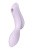 Satisfyer Curvy Trinity 2 - Вакуумный клиторальный стимулятор и массажер для точки G, 16.8х3.8 см (фиолетовый) - sex-shop.ua