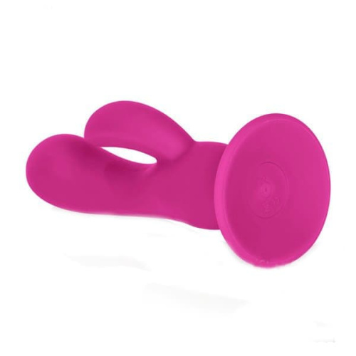California Exotic Novelties Rechargeable Wireless Pleaser Pink - Вибратор с присоской, 10.8х3.8 см - sex-shop.ua
