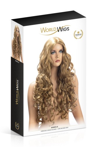 World Wigs Angele Long Blonde - Парик - sex-shop.ua