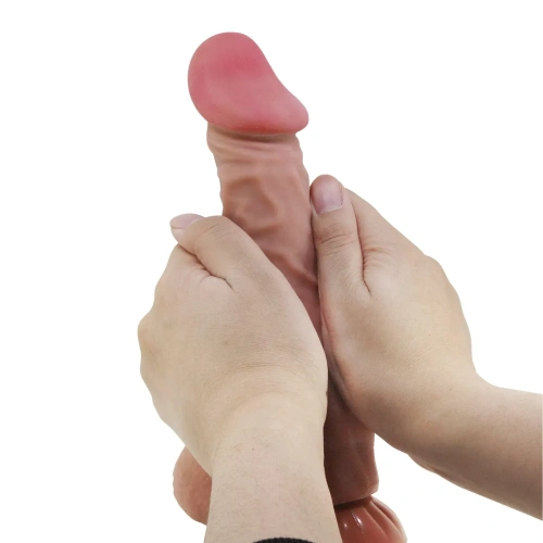 Реалістичний фалоімітатор Baile Sliding Skin, 23.4 см