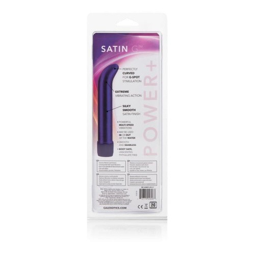 California Exotic Novelties Satin G - Вибратор, 17х3 см. (фиолетовый) - sex-shop.ua