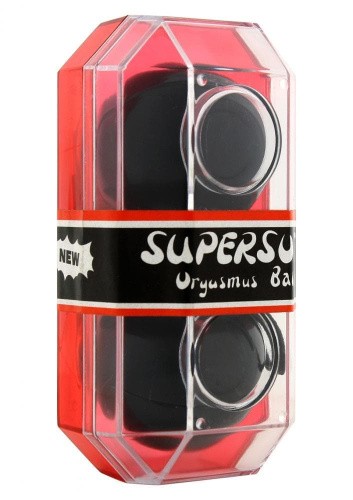 Вагінальні кульки Supersoft, 3,5 см (бежевий)