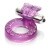 CalExotic Intimate Butterfly Ring - виброкольцо, 3 см (фиолетовый)