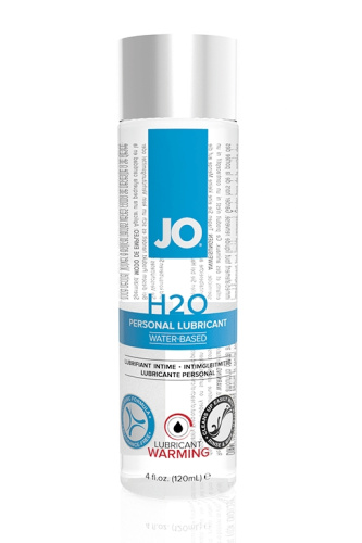 System JO H2O Warming - согревающий лубрикант на водной основе, 120 мл - sex-shop.ua