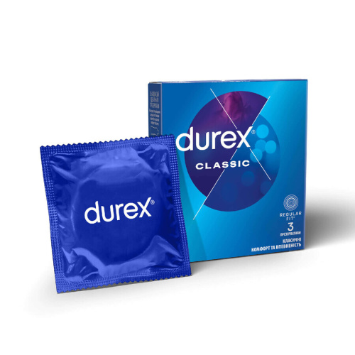 Durex №3 Classic, 3 шт - sex-shop.ua