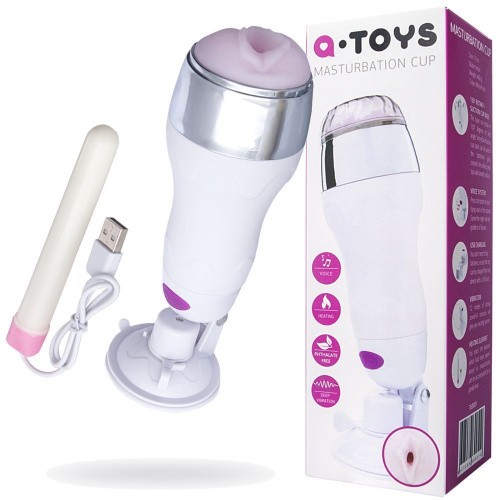 Toyfa A-Toys - Автоматический мастурбатор с подогревом
