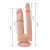 Skinlike Double Penetration Soft Cock - Подвійний фалоімітатор, 25 см (тілесний)