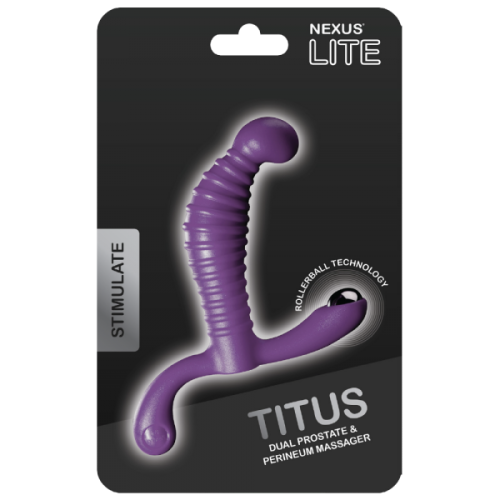 Nexus Titus - массажер простаты, 9.2х3.2 см (фиолетовый) - sex-shop.ua