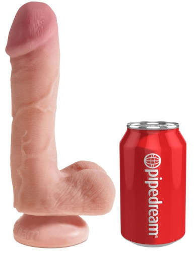 ФаллоимитаторKing Cock Plus 7.5" Dual Density, 16,5х4,7 см