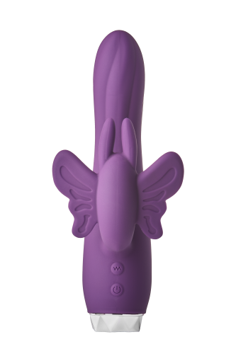 Dream Toys Flirts Butterfly - Вибратор-кролик, 17 см (фиолетовый) - sex-shop.ua