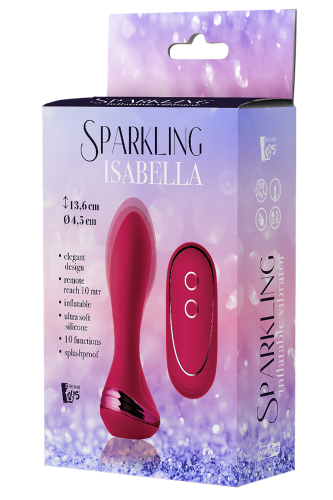 Dream Toys Sparkling Isabella - Анальная пробка, 13,6 см (красный)