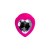 Toyfa ToDo By Diamond Heart - Силіконова анальна пробка з каменем, 8х3 см (рожева)