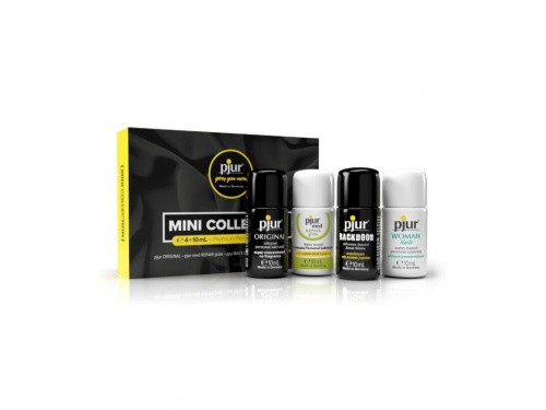 Pjur Mini Collection - Набір лубриканів, 4 x 10 мл - купити в Україні | Секс шоп SEX-SHOP.ua