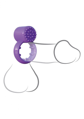 Pipedream Sensual Touch Love Ring - виброкольцо, 5х2.5 см (фиолетовый)