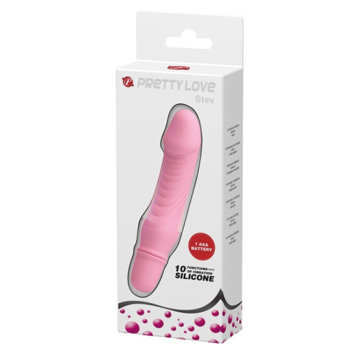 Pretty Love Stev Vibrator Light Pink - Вібратор, 13,5 см (рожевий) - купити в Україні | Секс шоп SEX-SHOP.ua