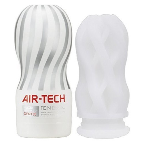 Tenga Air-Tech Reusable Vacuum Cup Gentle-мастурбатор для делікатної стимуляції, 15х4. 5 см (прозорий)