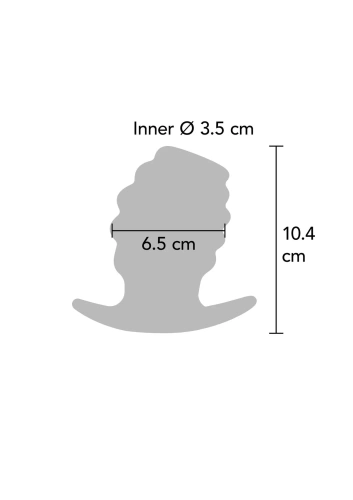 Анальная пробка Hidden Desire Invader Open Plug Extra Large