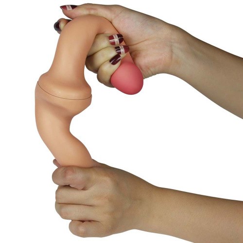 LoveToy Holy Dong Double-Ended Dildo Flesh 12.5