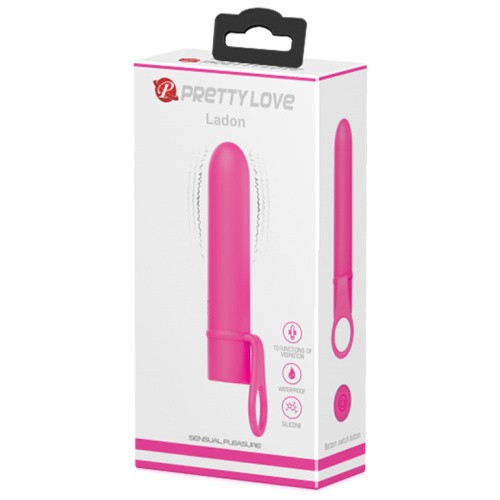 Pretty Love Ladon Vibrator Pink - Вибратор, 13.5х2.2 см (розовый)