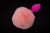 Пикантные Штучки - Маленькая силиконовая пробка с пушистым хвостиком, 6х3 см (розовый) - sex-shop.ua