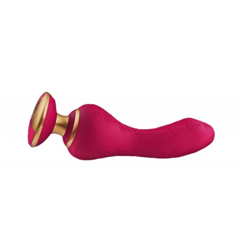 Shunga Sanya Intimate Massager - Вибратор для точки G, 18.5х3.8 см (малиновый) - sex-shop.ua