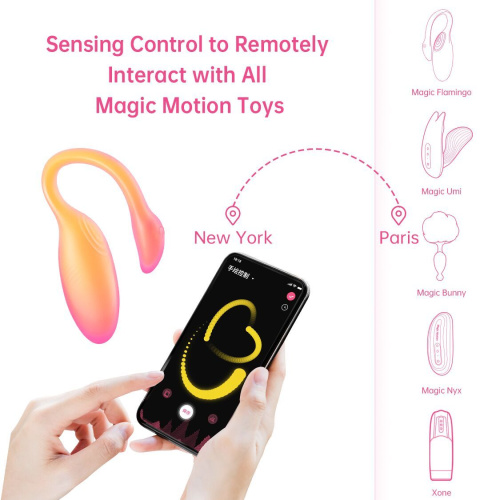 Виброяйцо со смарт управлением Magic Motion Flamingo Max
