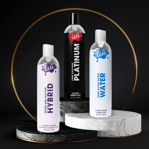 Лубрикант на силиконовой основе Wet Pure Platinum, 118 мл