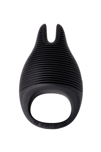 Toyfa Erotist Diablo - виброкольцо с ушками, 8х2.6 см (черный)