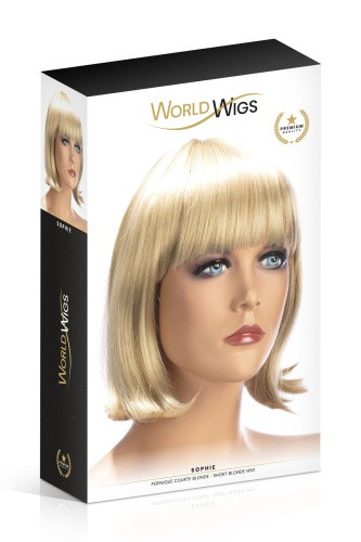 World Wigs Sophie Short Blonde - Парик (короткий, блонд) - sex-shop.ua