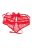 Anais Quinn - Сексуальні шортики з вирізом, S (червоний)