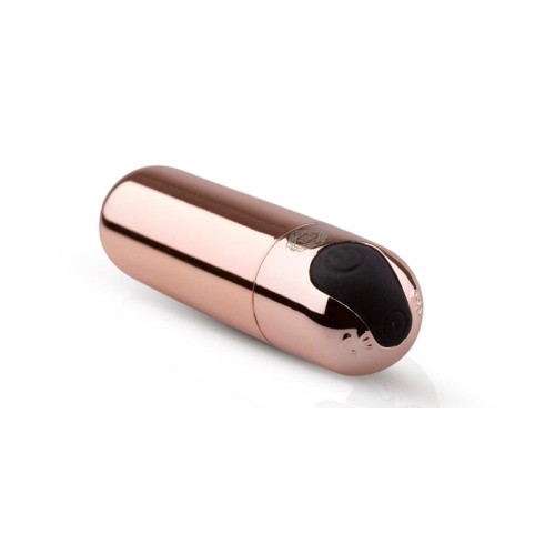 Rosy Gold - Nouveau Bullet Vibrator - Вибропуля, 7.5х2 см., (золотистая) - sex-shop.ua