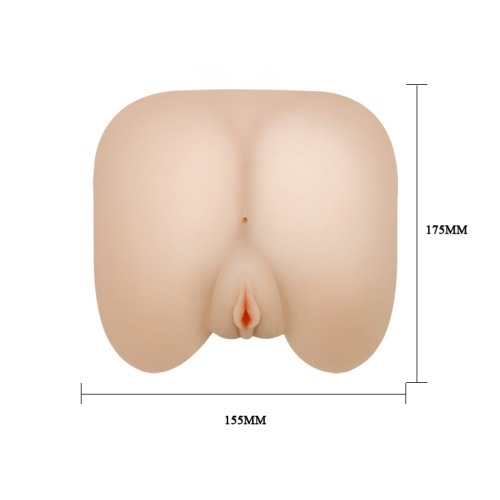 LyBaile Insatiable Ass & Pussy реалистичный мастурбатор вагина и анус с вибрацией, 17.5х15.5 см