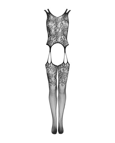 Obsessive F237 - Ажурный бодистокинг, S-L (чёрный)