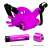 Pretty Love Clitoral Massager Butterfly Purple - Кліторальний стимулятор, 8,6 см (фіолетовий)