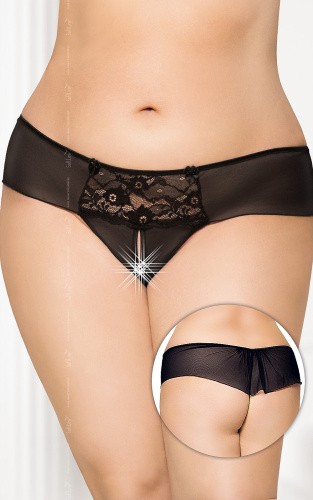 SoftLine - G-string 2433 - Трусики, XL/XXL (чёрные)