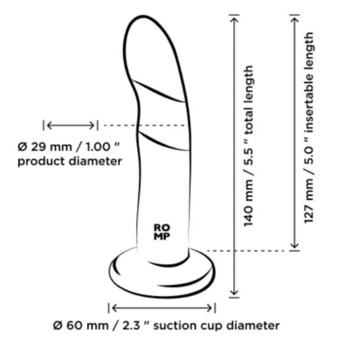 Страпон ROMP Piccolo Pegging Kit