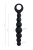 Toyfa Popo Pleasure Anal Beads Black - анальная цепочка, 15х3 см (черный)