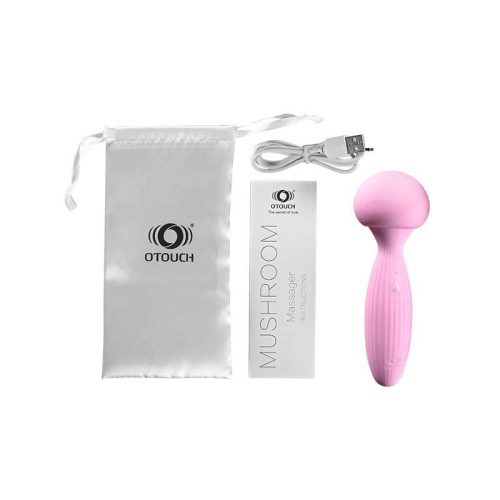 OTOUCH Mushroom Pink Massager - Вибратор, 16 см (розовый) - sex-shop.ua