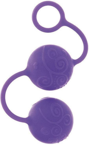 California Exotic Posh Silicone O Balls - Вагинальные шарики, 17,7 см (фиолетовый)