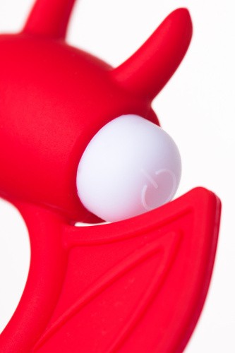 Toyfa Jos Sweet Devil - виброкольцо, 8.5х3.5 см (красный)