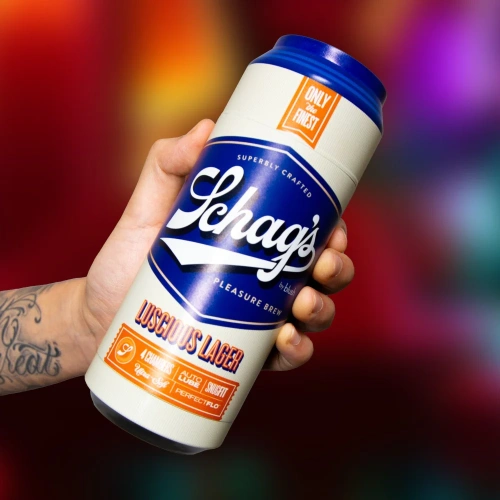 Schag’s by Blush Luscious Lager - самосмазывающийся мастурбатор в банке, 19,7 см
