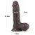 LoveToy - Sliding Skin Dual Layer Dong 7.8 - Фаллоимитатор, 19.5х4.5 см (коричневый)