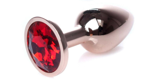 Анальная пробка Jewellery Red Gold Plug - размер S